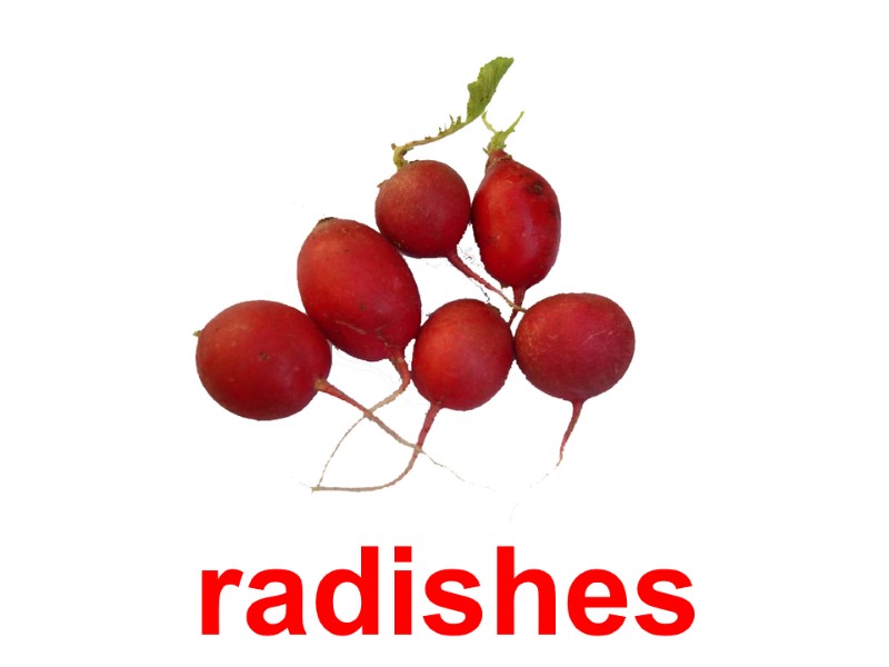 radishes